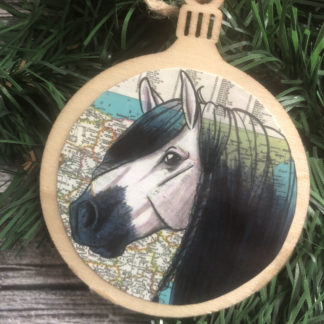 horse christmas ornament